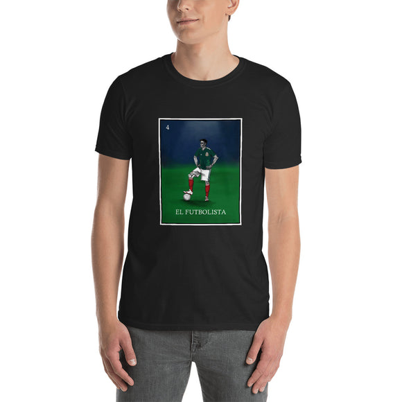 El Futbolista Loteria Mexico Men's T-Shirt