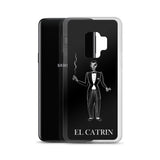 El Catrin Black and white pilar grother loteria samsung phone case