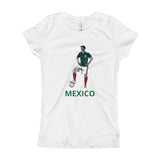 El Futbolista Mexico Plain Girl's T-Shirt
