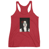 Catrina Dia de los Muertos (Day of the Dead) Women's vintage red racerback tank by Pilar Grother
