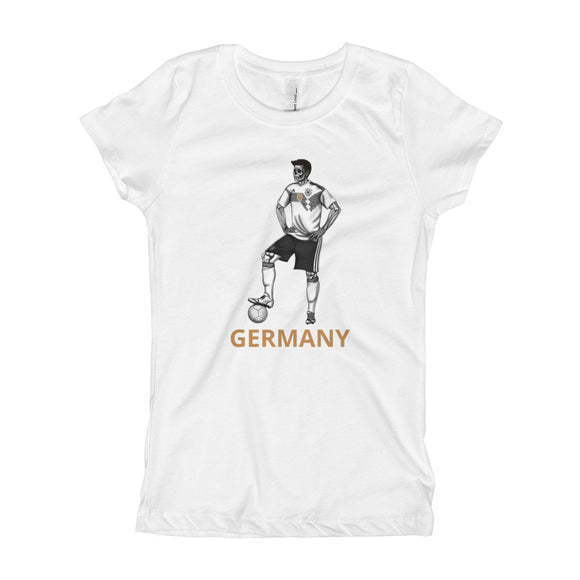El Futbolista Germany Plain Girl's T-Shirt
