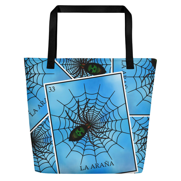La Araña Loteria All-Over Beach Bag