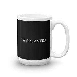 La Calavera Loteria B&W Plain Mug
