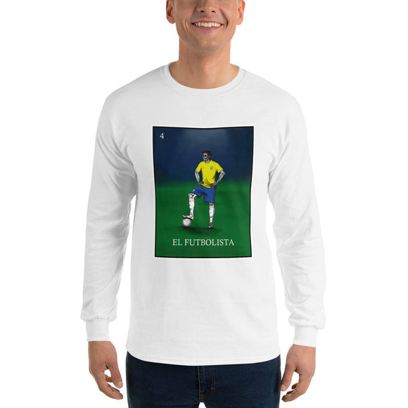 El Futbolista Loteria Brazil Men's Long Sleeve T-Shirt