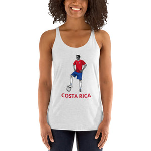 El Futbolista Costa Rica Women's Racerback Tank