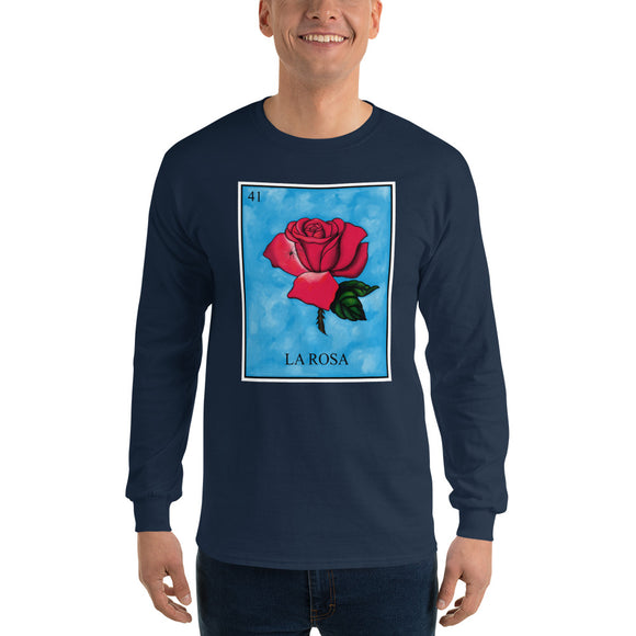 La Rosa Loteria Men's Long Sleeve T-Shirt