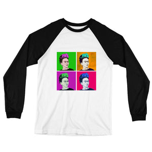 Las Fridas Sola Pop Men's Long Sleeve Baseball T-Shirt