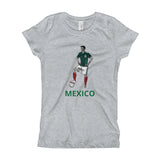 El Futbolista Mexico Plain Girl's T-Shirt