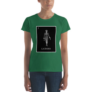 La Dama Loteria B&W Women's t-shirt