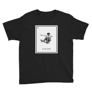 El Skater B&W Loteria boy's T-Shirt